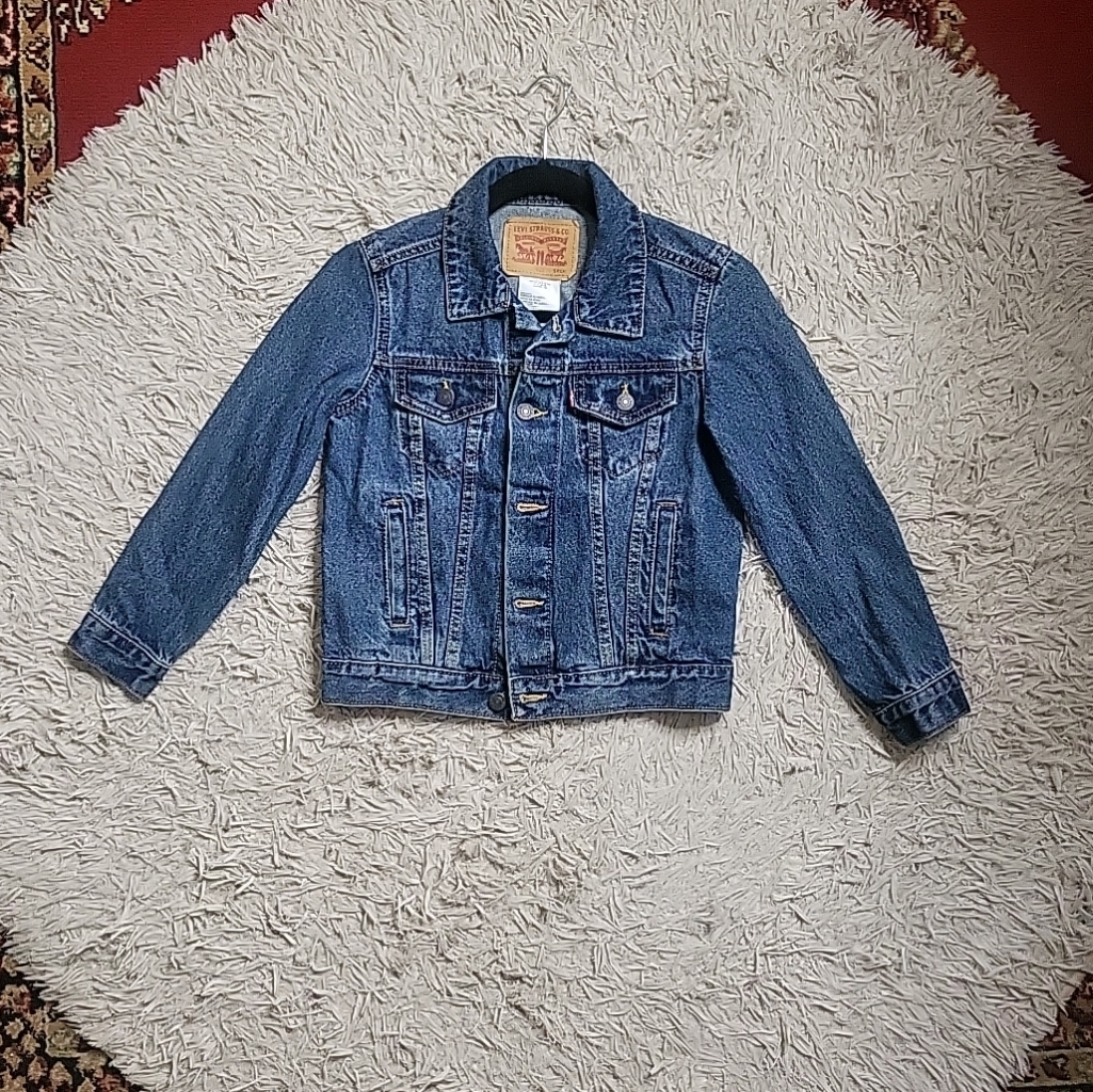 Kids Levi's Jean Jacket Blue Denim Levi Strauss Levis Size Small S Classic